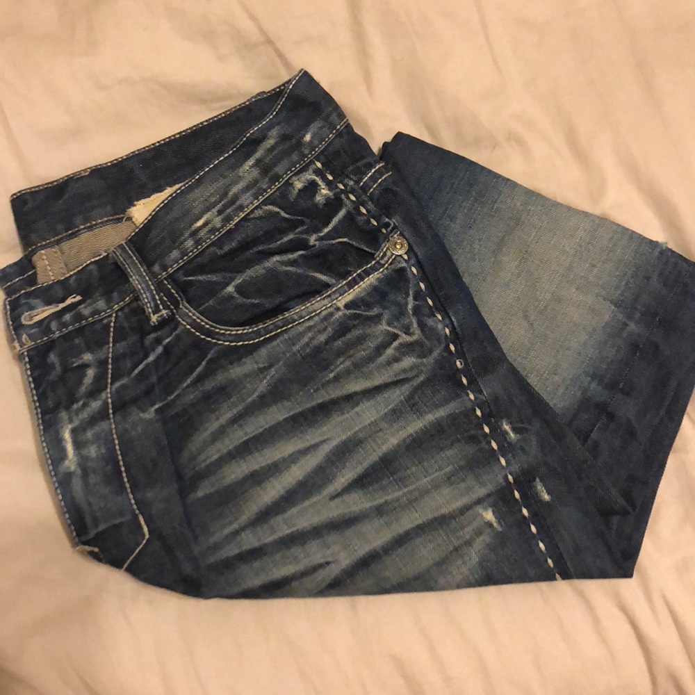 Great quality men’s dark jeans
